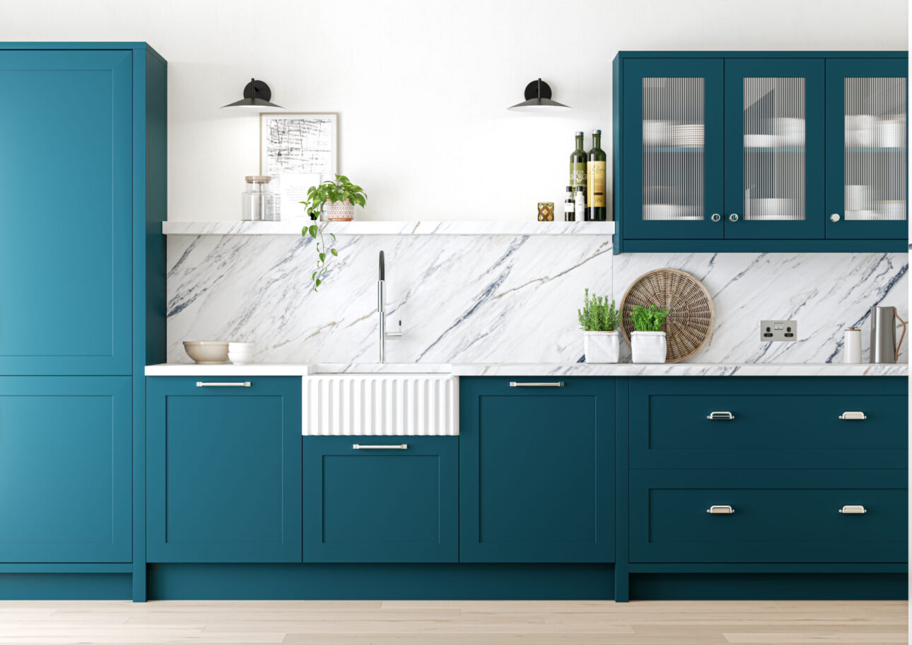 Armagnac Majestic - Teal and Dove Grey
