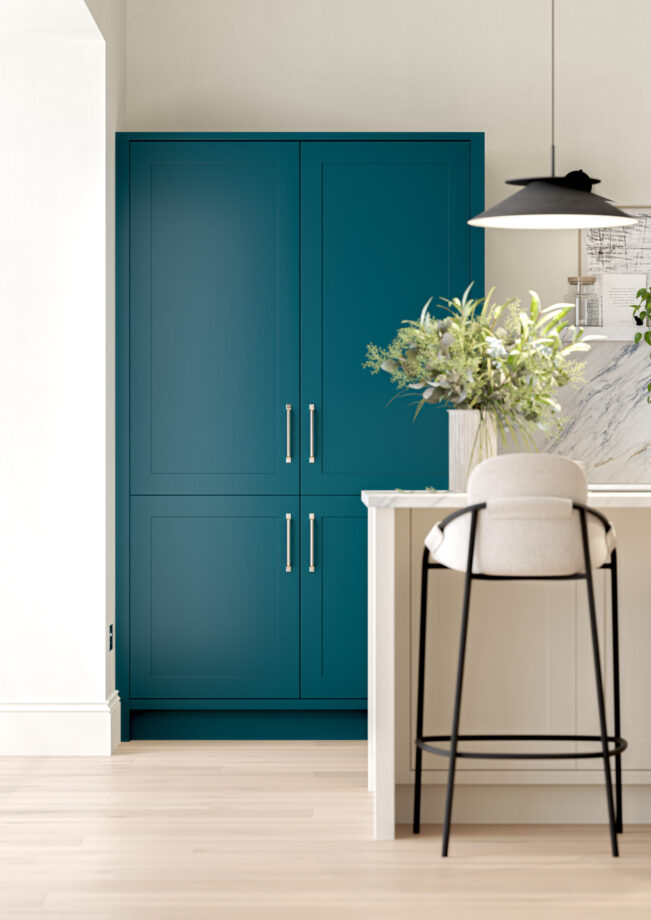 Armagnac Majestic - Teal and Dove Grey