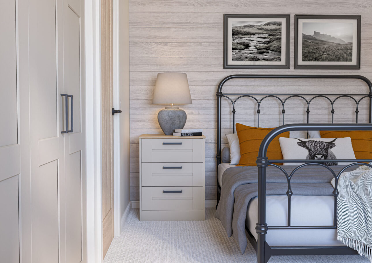 Bedroom - Belsay Smooth Cashmere