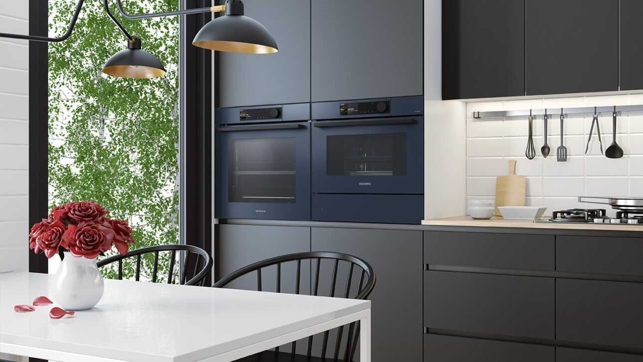 Samsung appliances in a kitchen